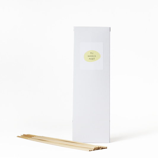 Inciensos aromáticos personalizados | Caja + etiqueta logo/diseño