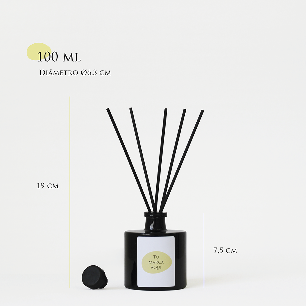 Mikado negro 100ml Caja beige