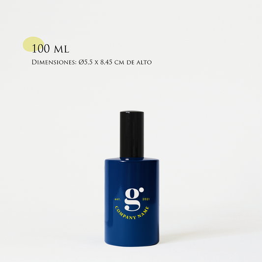 Home Spray personalizado | 100 ml | Vaso de cristal tintado + impresión logo/diseño