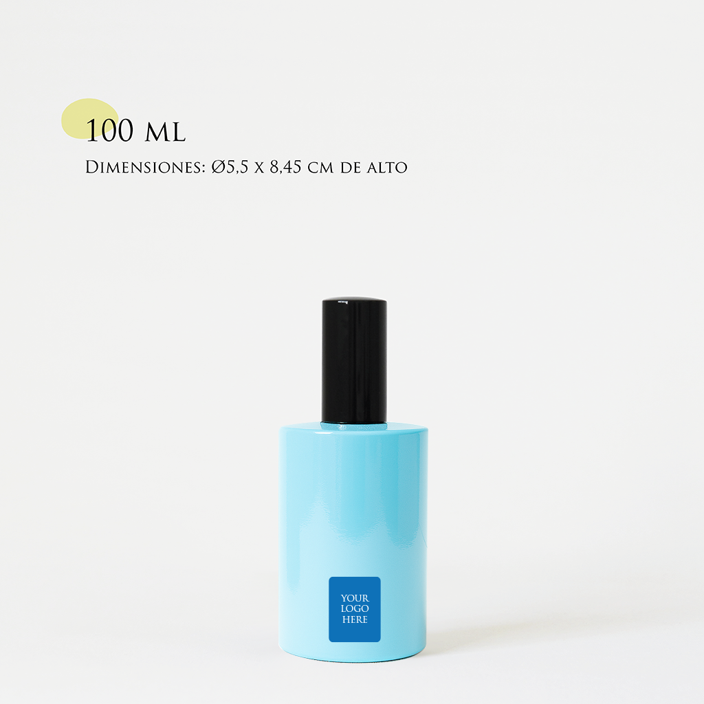Home Spray personalizado | 100 ml | Vaso de cristal tintado + impresión logo/diseño