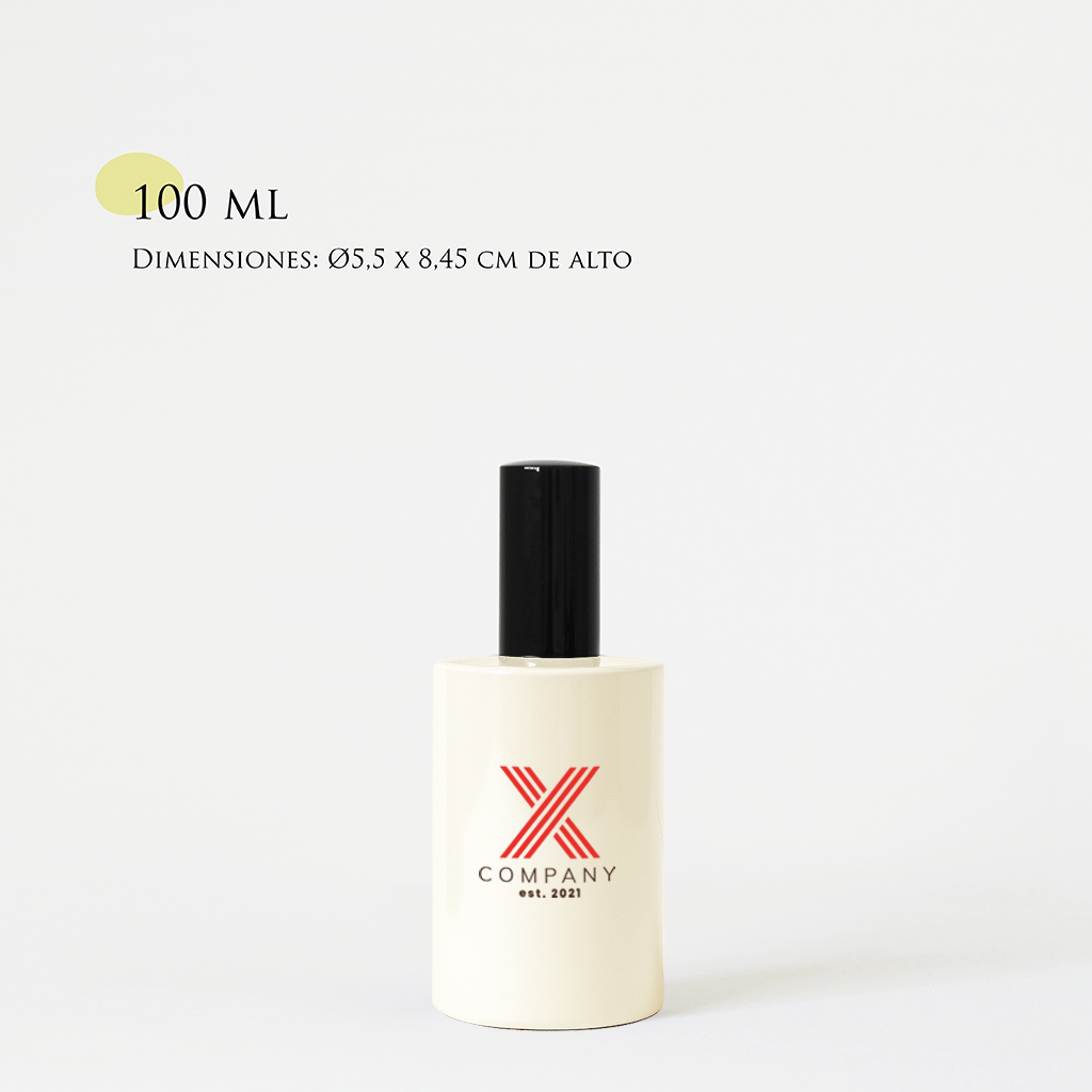 Home Spray personalizado | 100 ml | Vaso de cristal tintado + impresión logo/diseño