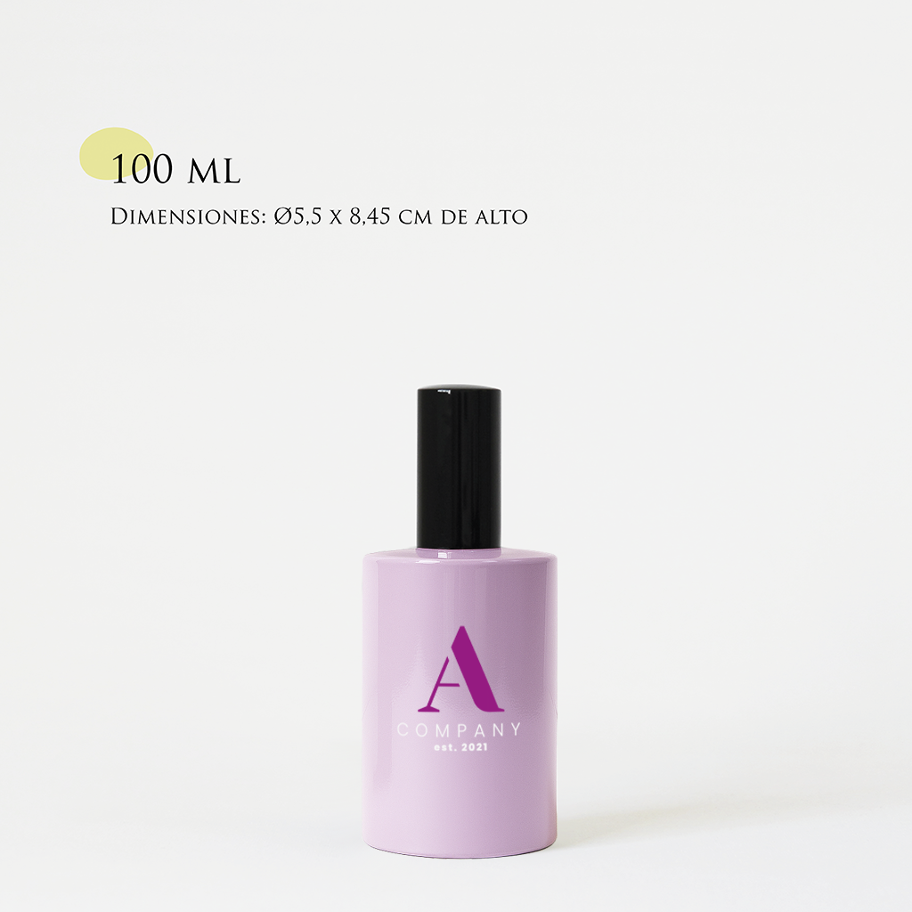 Home Spray personalizado | 100 ml | Vaso de cristal tintado + impresión logo/diseño