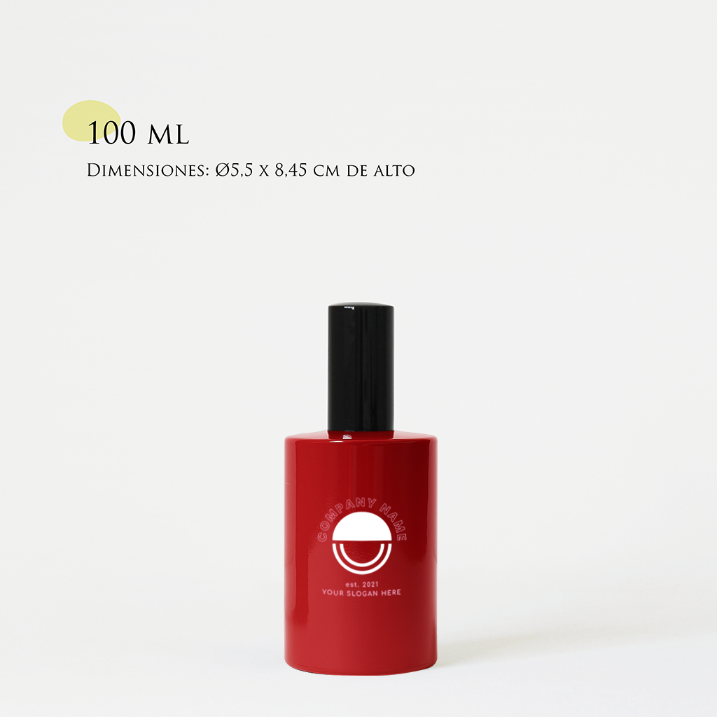 Home Spray personalizado | 100 ml | Vaso de cristal tintado + impresión logo/diseño