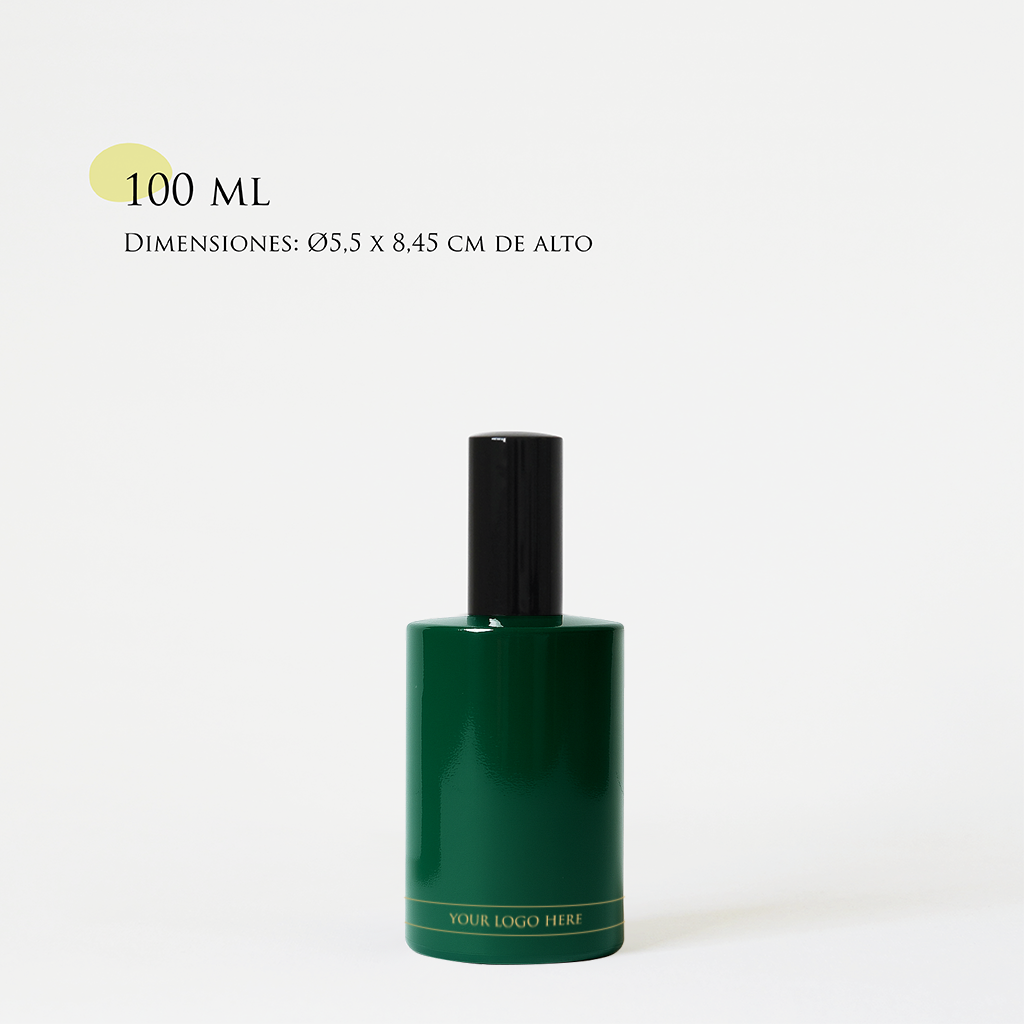 Home Spray personalizado | 100 ml | Vaso de cristal tintado + impresión logo/diseño