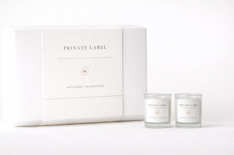 Pack Corporativo Atelier · Dúo de velas